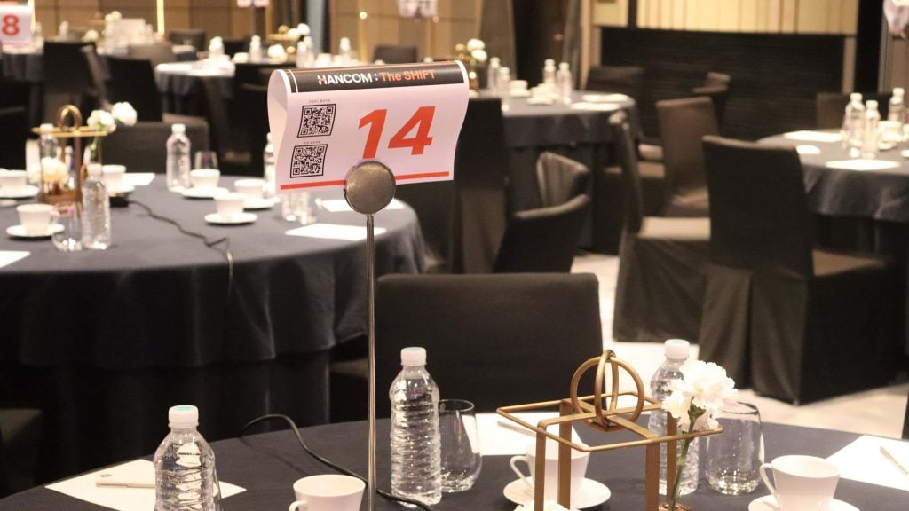 HANCOM: THE SHIFT Into Agentic OS Press Conference — Overview of the Event Hall 3