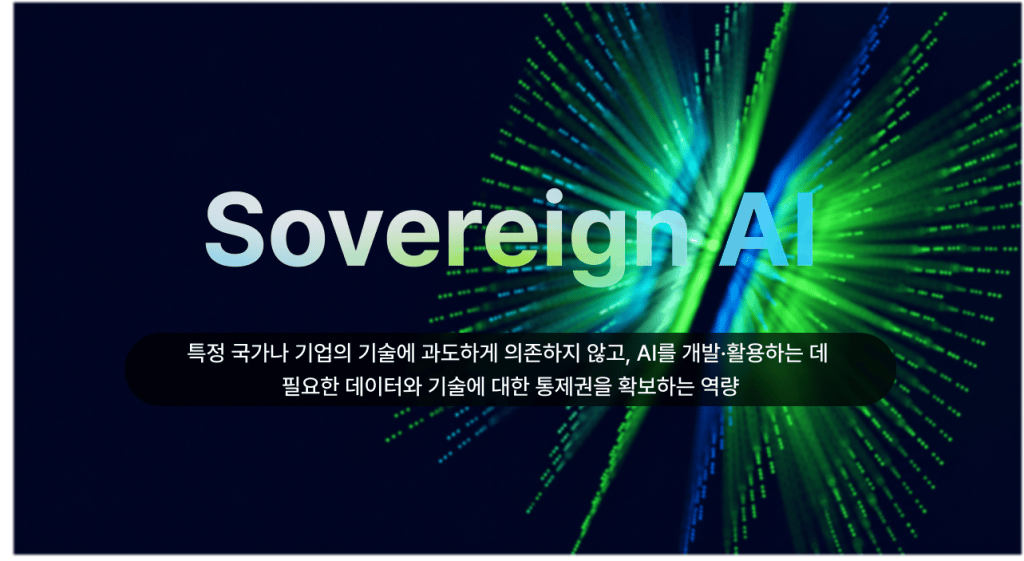 Image explaining the concept of Sovereign AI (Sovereign AI)