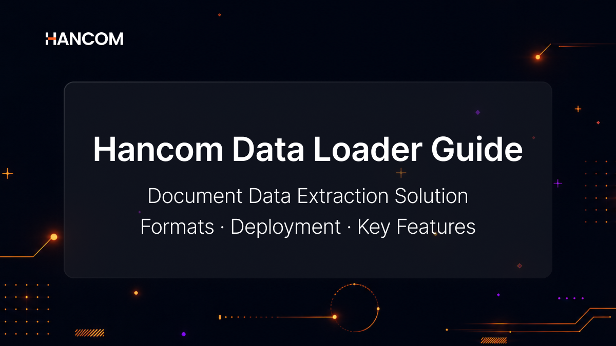 The Start of RAG/LLM Preprocessing: Hancom Data Loader Document Parsing Solution – Transforming Documents into AI Training Data