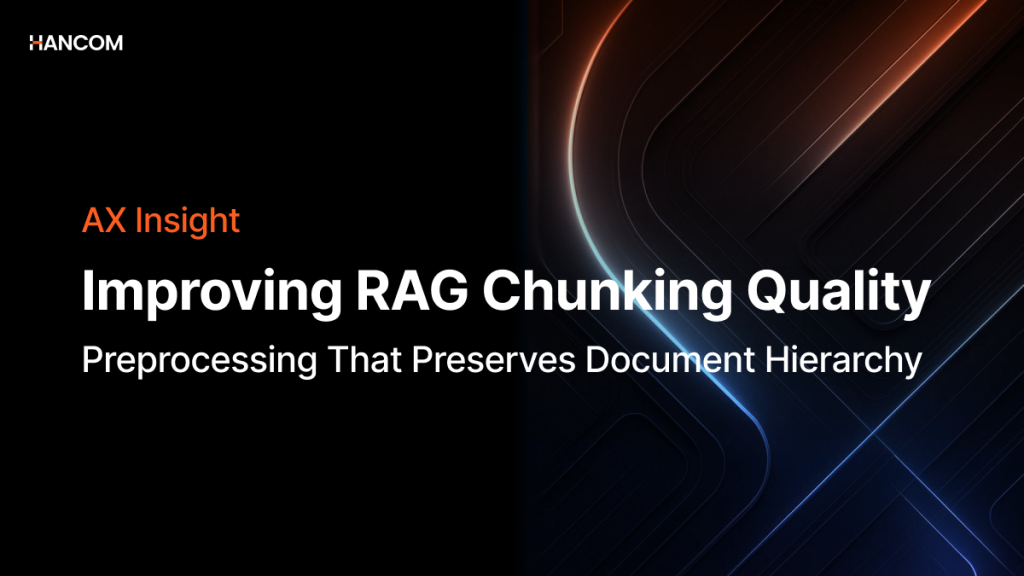 How to Improve RAG Chunking Quality: Preprocessing Strategies Preserving Document Hierarchical Structure
